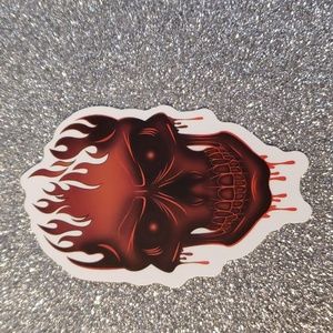 Art GOTHIC skeleton waterproof sticker